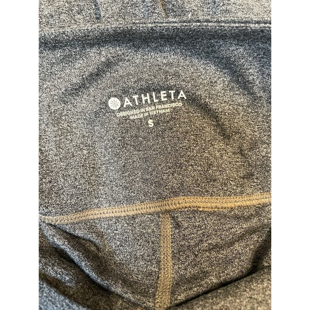 Athleta‎ Salutation Powervita Capri Crop Leggings Gray Size S Yoga Athletic - Picture 4 of 10